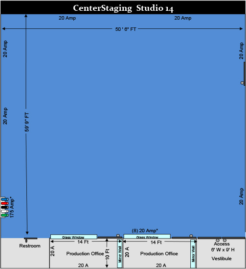 CenterStaging Floorplan to Studio Fourteen