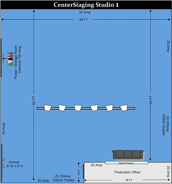 CenterStaging Floorplan to Studio One