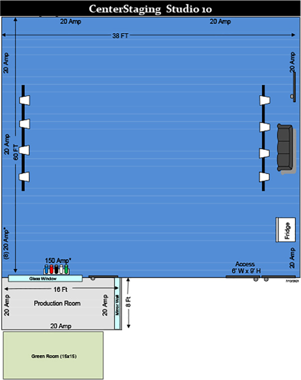 CenterStaging Floorplan to Studio Ten