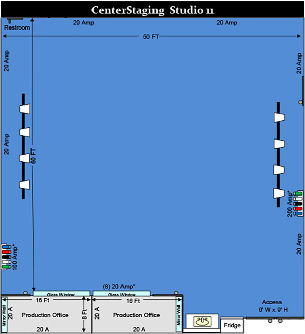 CenterStaging Floorplan to Studio Eleven