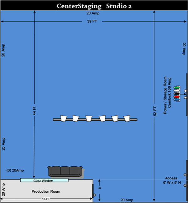 CenterStaging Floorplan to Studio Two