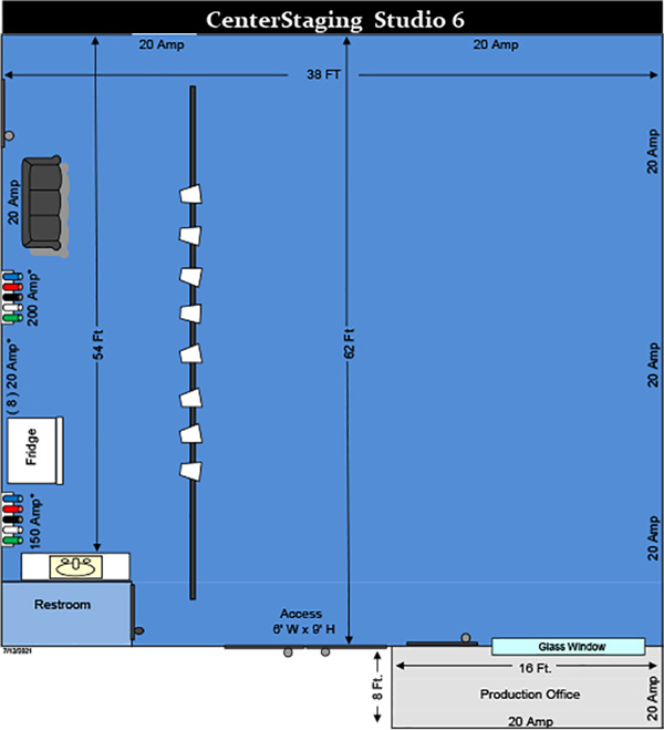 CenterStaging Floorplan to Studio Six