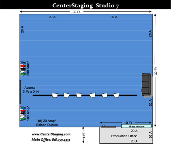 CenterStaging Floorplan to Studio Seven