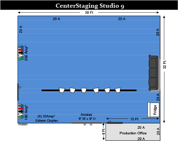 CenterStaging Floorplan to Studio Nine