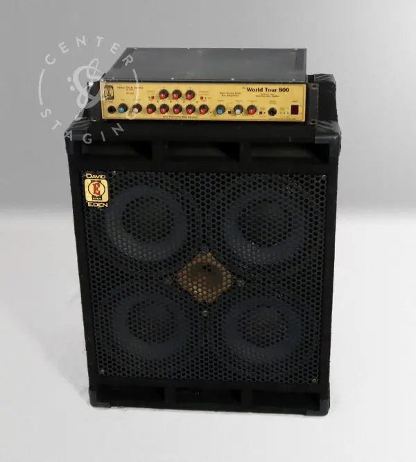 Eden Gold WT800 with Black4x10XLT Gold Bass Rig