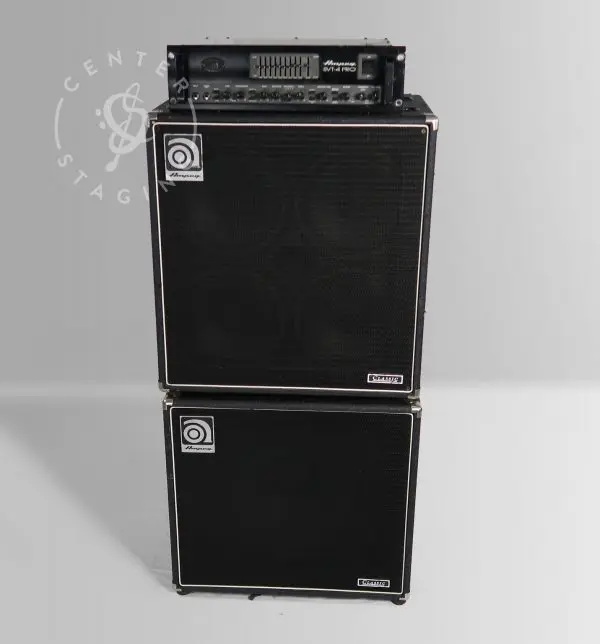 Ampeg SVT-4 Pro with 4x10, 1x15 Black Bass Rig