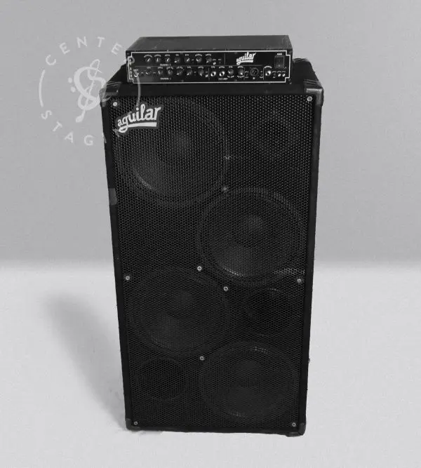 Aguilar AG500 with GS412 Black Bass Rig
