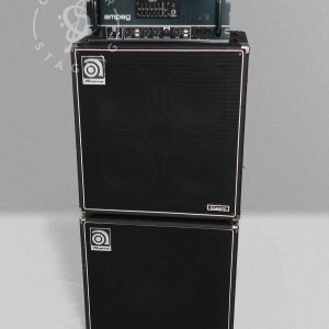 Ampeg Vintage SVT II with 4x10, 1x15 Black Bass Rig