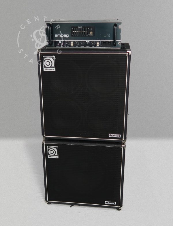 Ampeg Vintage SVT II with 4x10, 1x15 Black Bass Rig