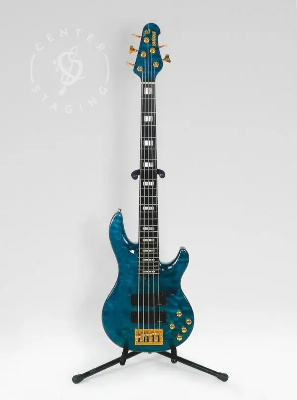 Yamaha Nathan East 5-String Blue Electric Bass