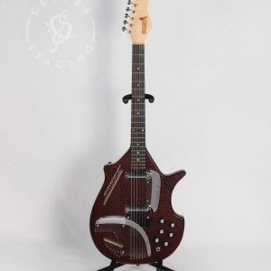 Jerry Jones Sitar Red Electric Guitar