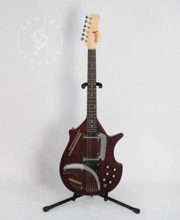 Jerry Jones Sitar Red Electric Guitar