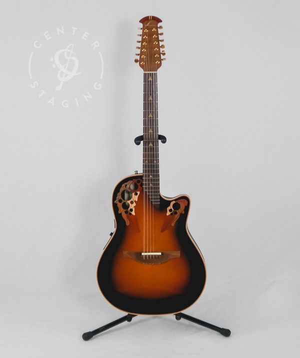 Ovation 1858 Elite 12-String Burst Acoustic Guitar