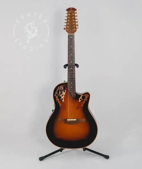 Ovation 1858 Elite 12-String Burst Acoustic Guitar