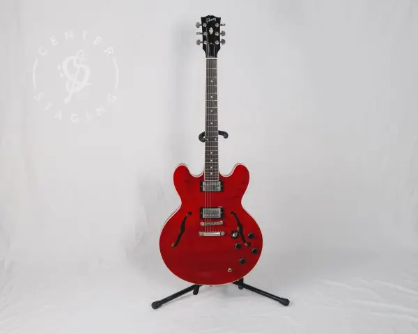 Gibson ES-335 Dot Cherry Flame Red Electric Guitar