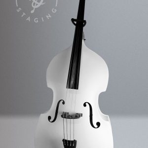 Josef Lidl 3-Quarter White Upright Bass