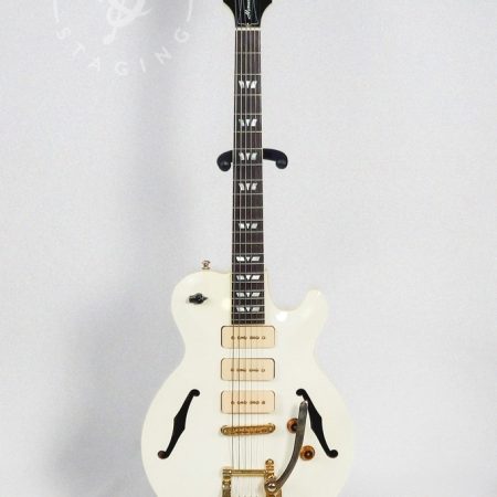 Hamer Monaco III White Electric Guitar