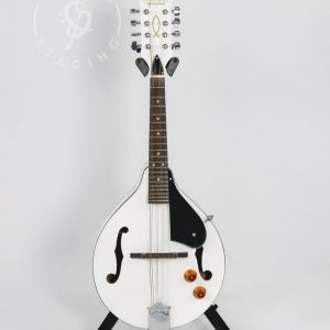 Oscar Schmidt White Electric Mandolin White Mandolin