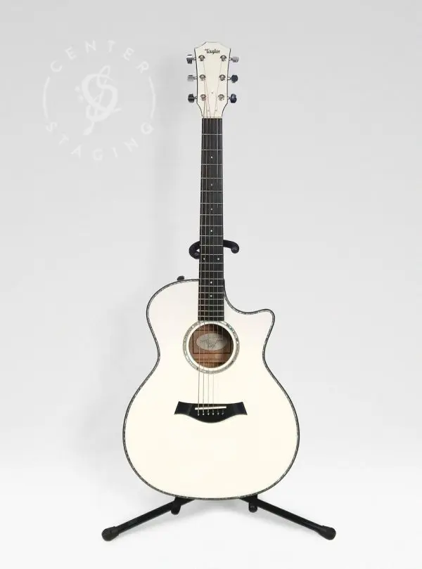 Taylor 614ce GA Custom White Acoustic Guitar