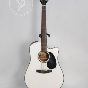 Takamine EF300SE-BW White Acoustic Guitar