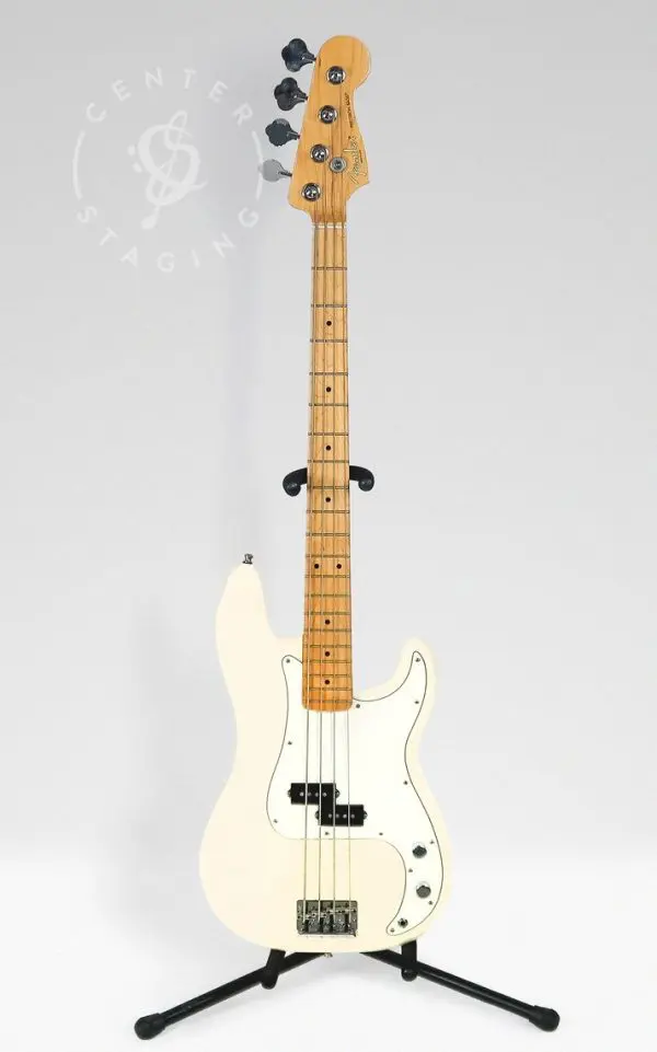 Fender Precision White Electric Bass
