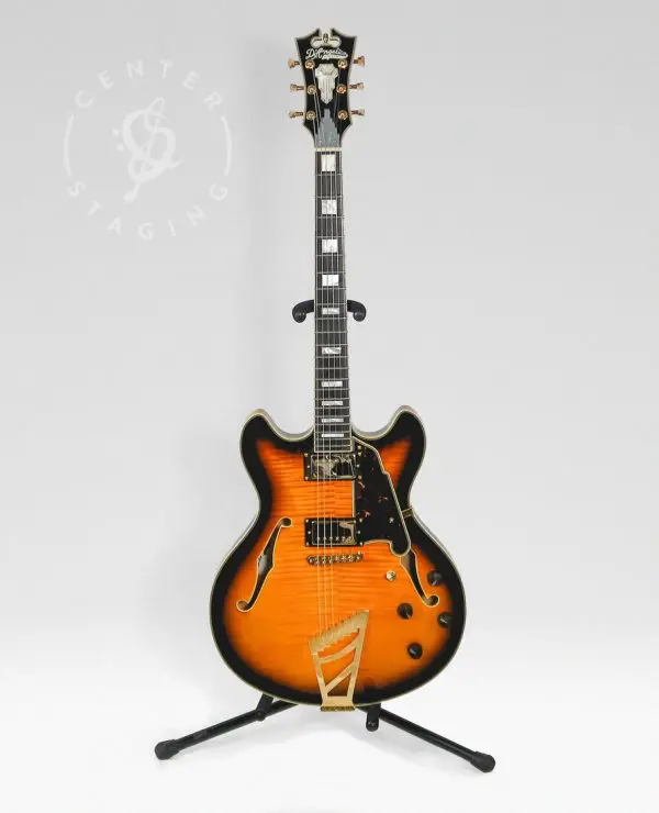 D'Angelico EX-DC Semi-Hollow Burst Electric Guitar