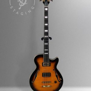 D'angelico Semi-Hollow EX-Bass Burst Electric Bass