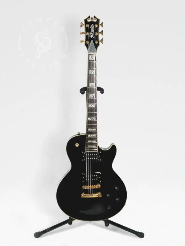 D'Angelico EX-SD Solid Body Black Electric Guitar