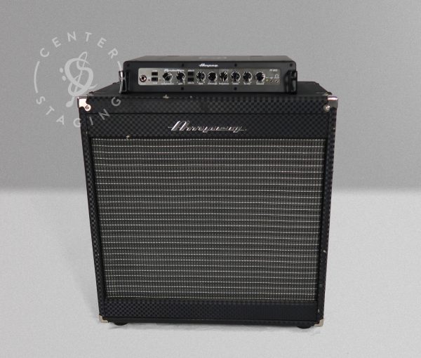 Ampeg Flip-Top PF-800 and PF-210 Black Bass Rig