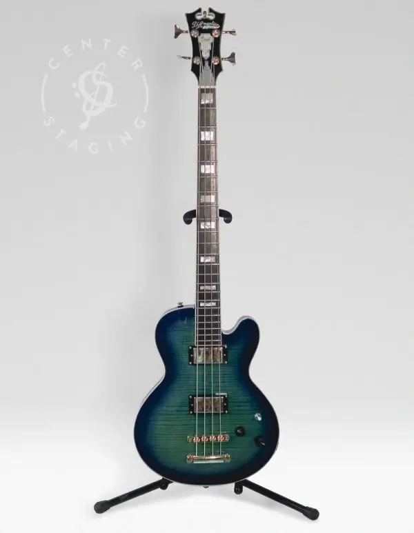 D'Angelico EX-SD Blue Electric Bass