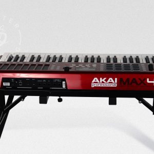 Akai MAX 49 Midi Controller Red Controller