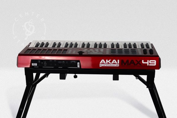 Akai MAX 49 Midi Controller Red Controller