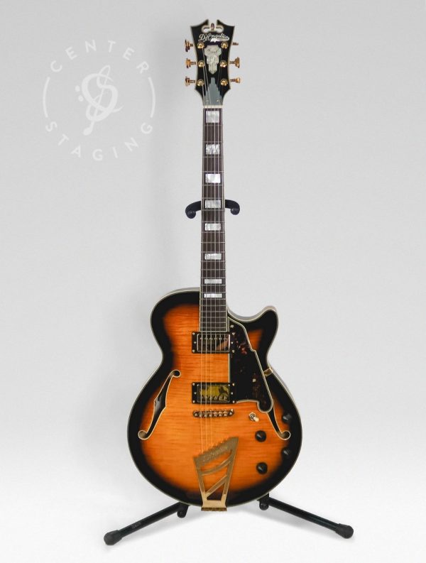 D'Angelico EX-SS Semi Hollow Burst Electric Guitar