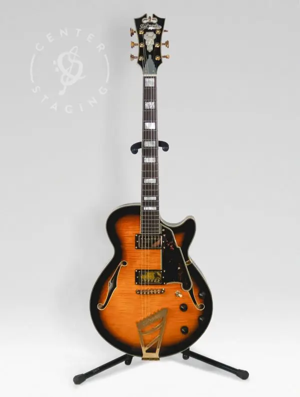 D'Angelico EX-SS Semi Hollow Burst Electric Guitar