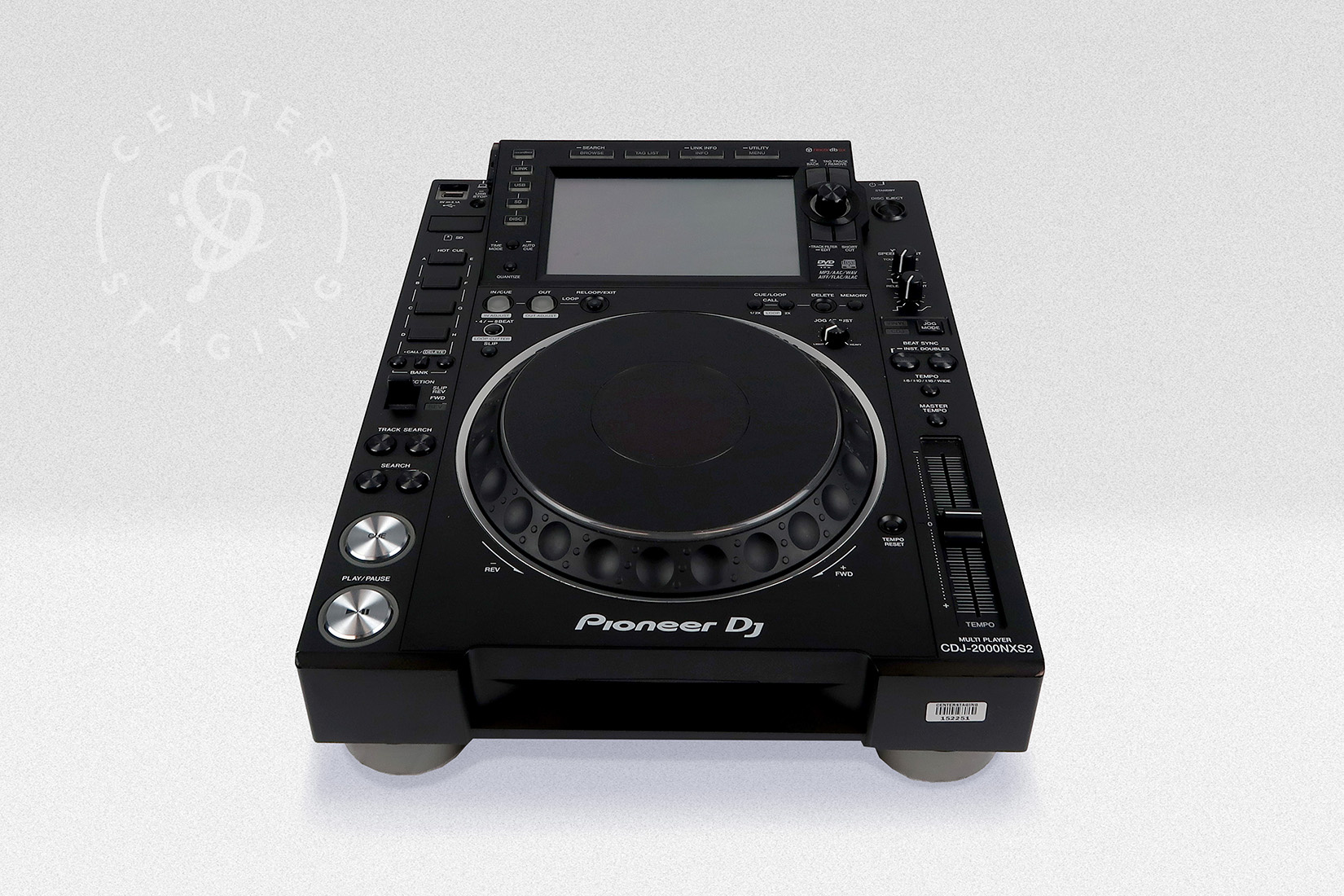 Pioneer CDJ2000 NXS2 Black Turntable CenterStaging Rehearsal Studios and Musical Instrument