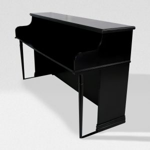 Upright Black Piano Shell w/Natural Back
