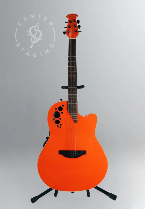 Ovation 1868TX Elite Orange Acoustic Guitar
