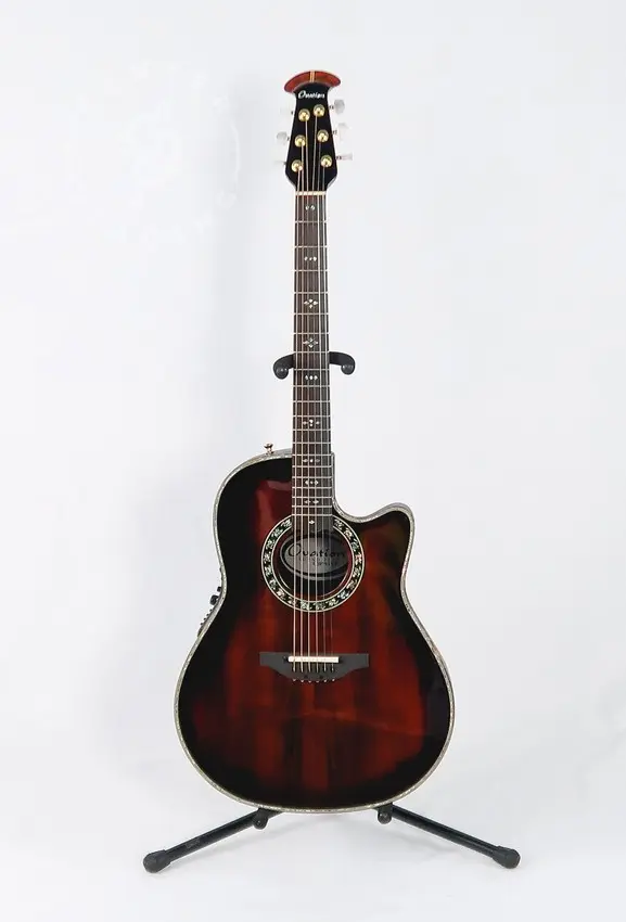 Ovation Legend Plus Red Acoustic Guitar