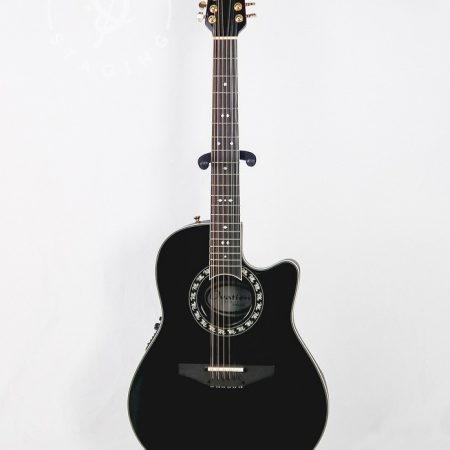 Ovation 2056ax 12-String Black Acoustic Guitar
