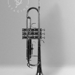 Mendini Silver Trumpet