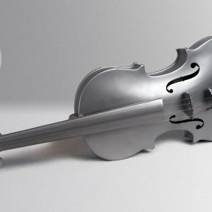 Prop Silver Violin