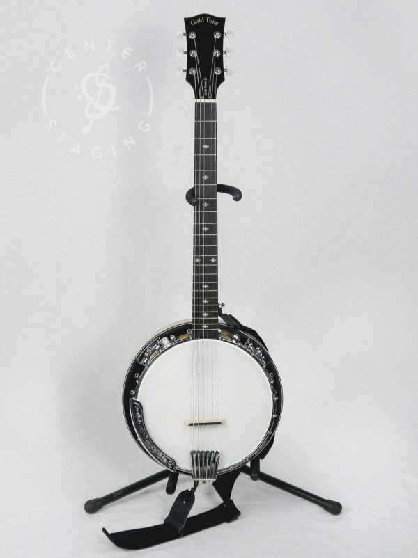 Gold Tone GT-500 6-String White Banjitar