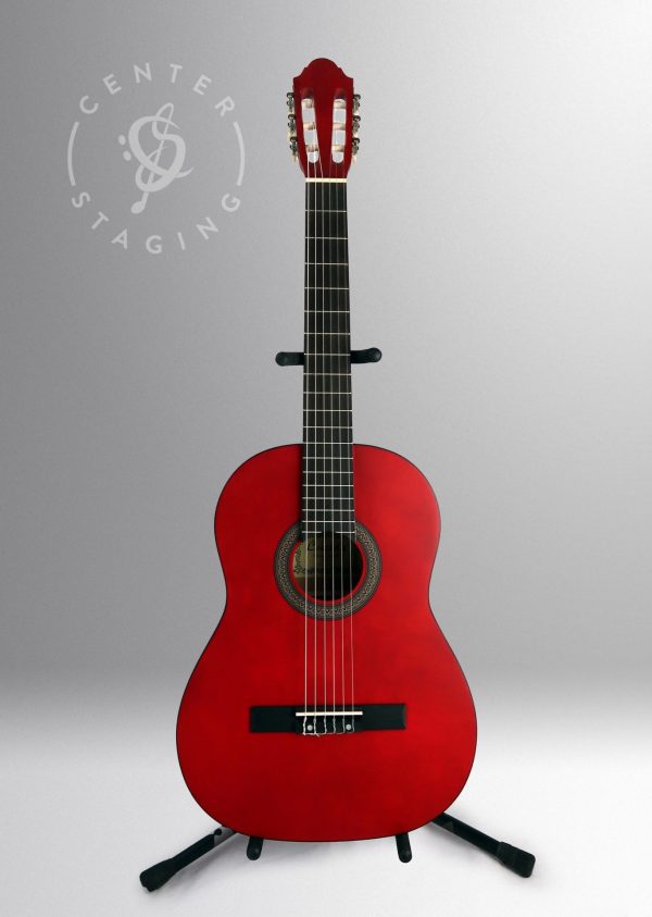 Lucida Lucida Nylon Red Acoustic Guitar