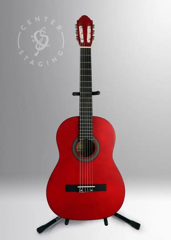Lucida Lucida Nylon Red Acoustic Guitar