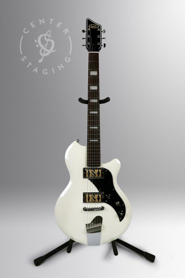 Supro Westbury White Electric Guitar