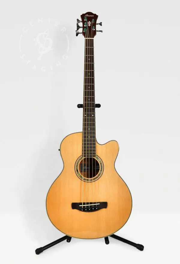 Ibanez AEB105 5-String Natural Acoustic Bass