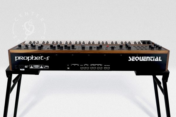 Sequential Circuits Prophet 5 Black Synthesizer