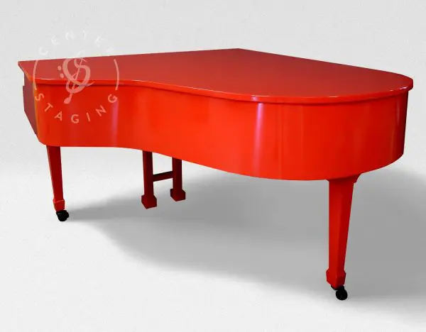 CenterStaging Grand 6' Red Piano Shell
