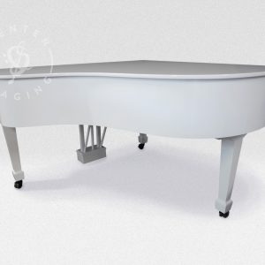 CenterStaging Grand 6' White Piano Shell