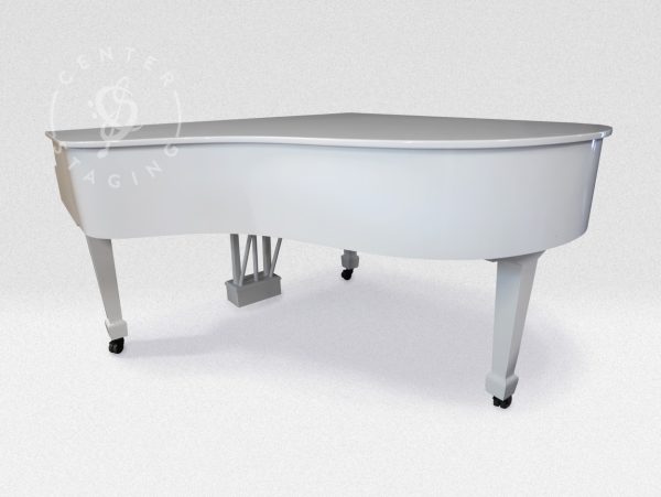 CenterStaging Grand 6' White Piano Shell